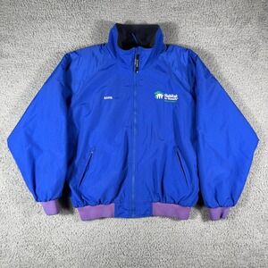 Game Sportswear LTD Jacket Mens XL Full‎ Zip Collared Regular Blue "Barb"